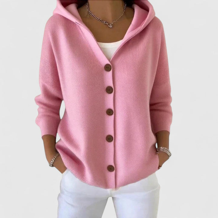 Women's Hooded Knit Cardigan