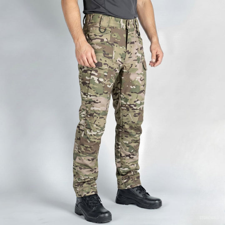 Men's Camo Cargo Pants with Multi Pockets