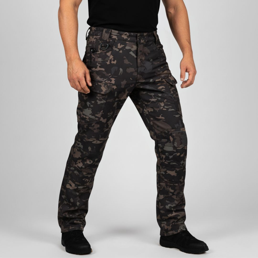 Men's Camo Cargo Pants with Multi Pockets
