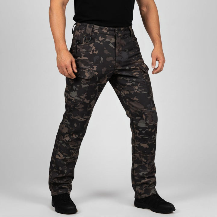 Men's Camo Cargo Pants with Multi Pockets