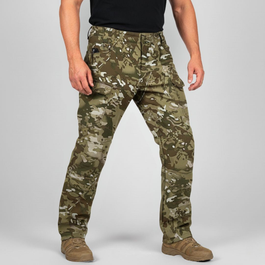 Men's Camo Cargo Pants with Multi Pockets