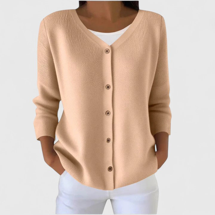 Button Front Knit Cardigan