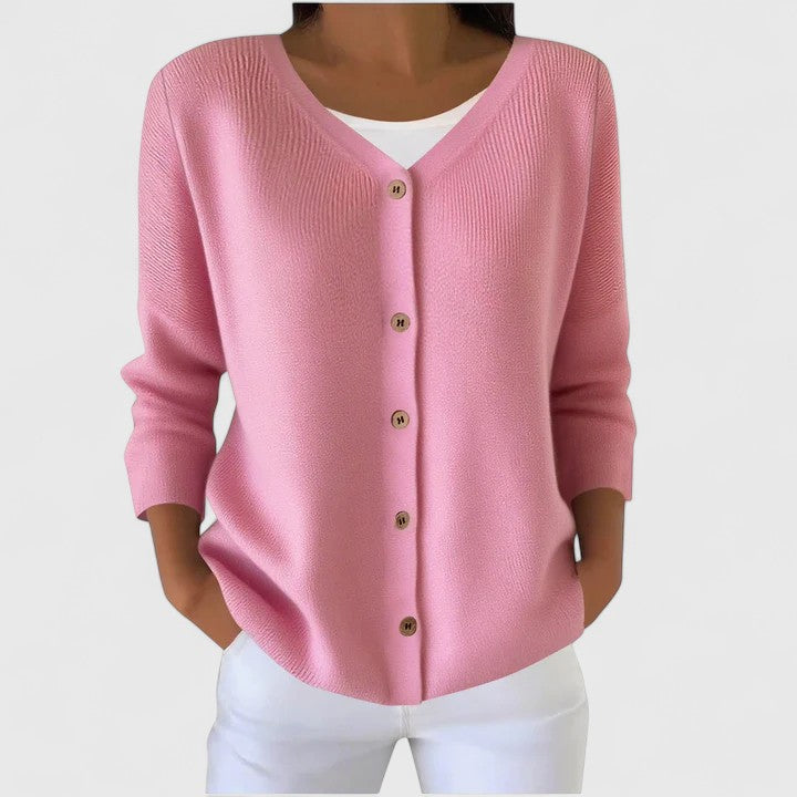 Button Front Knit Cardigan