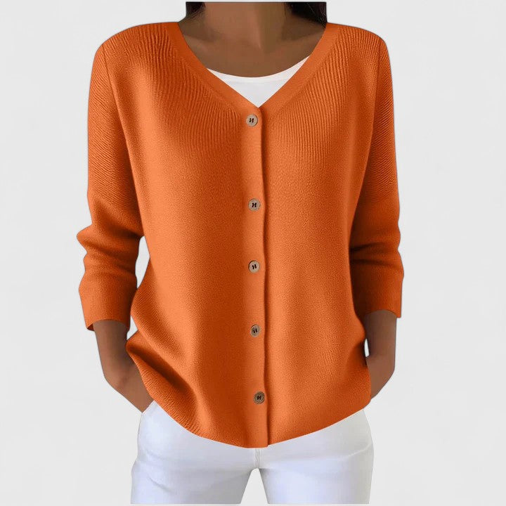 Button Front Knit Cardigan