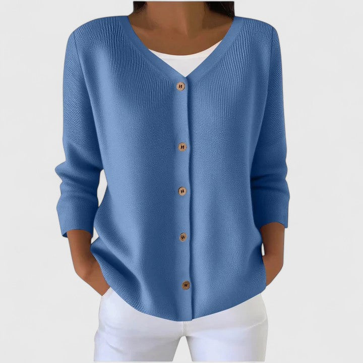 Button Front Knit Cardigan