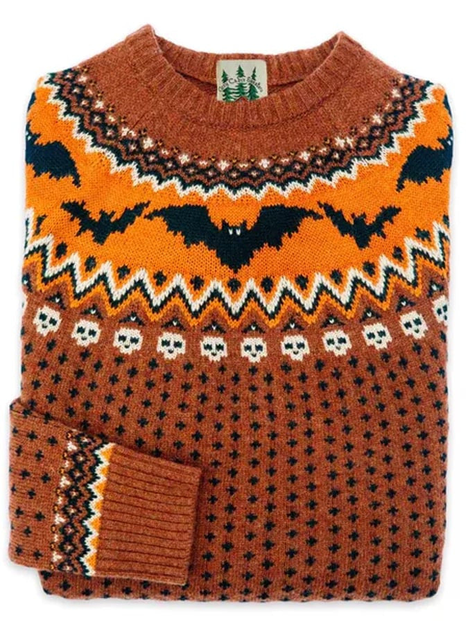 Women's Apple Fair Isle Knit Sweater