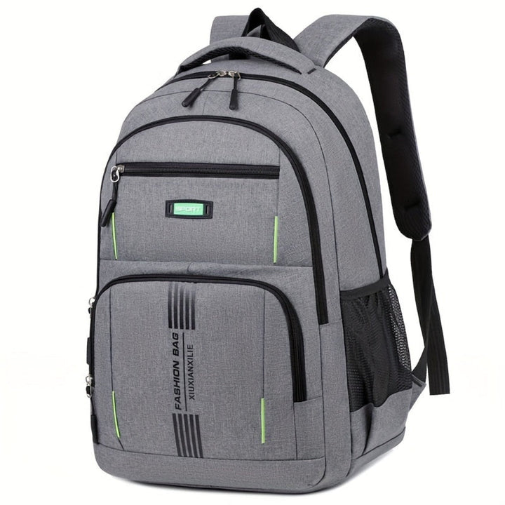 Men’s Laptop Backpack with Multiple Zip Pockets