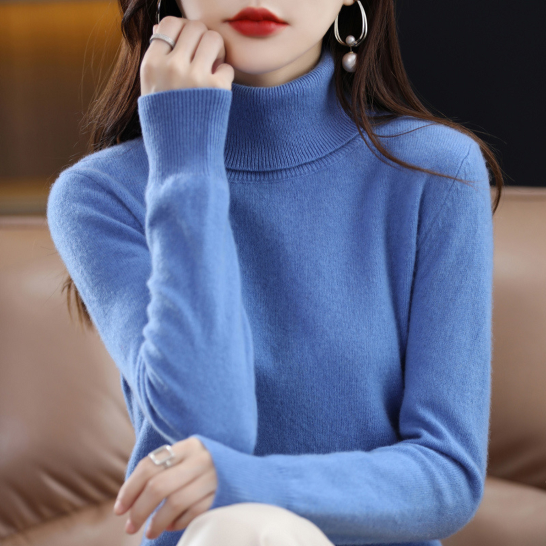 Women's Long Sleeve Turtleneck Sweater
