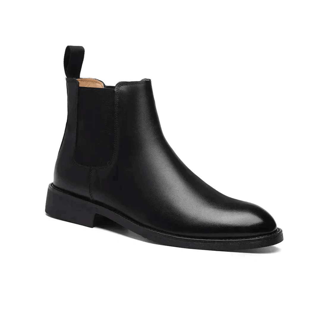 Men's Suede Chelsea Boots with Pull Tab