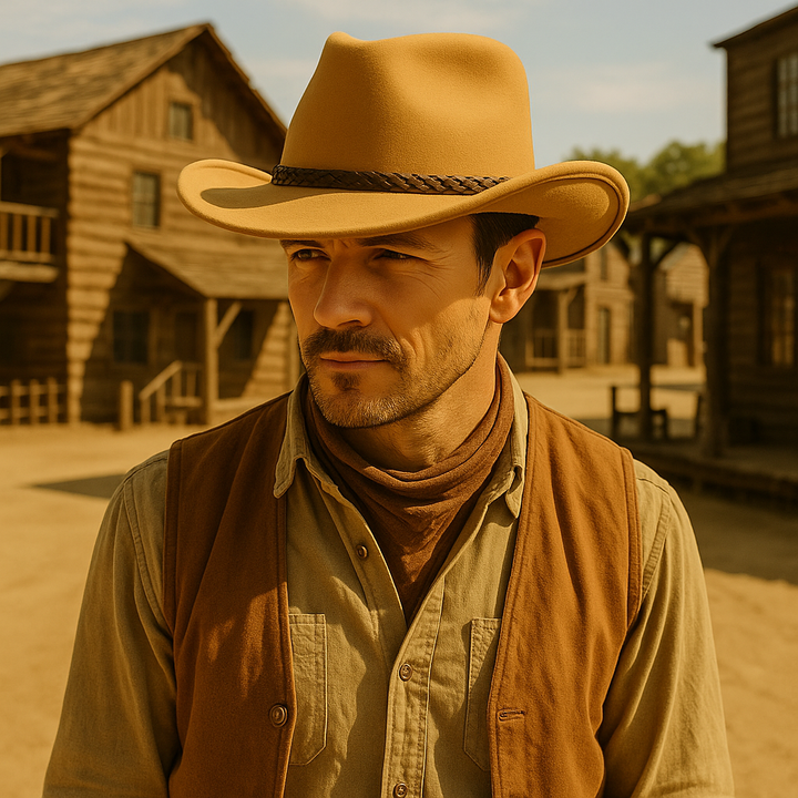 Classic Wide Brim Cowboy Hat