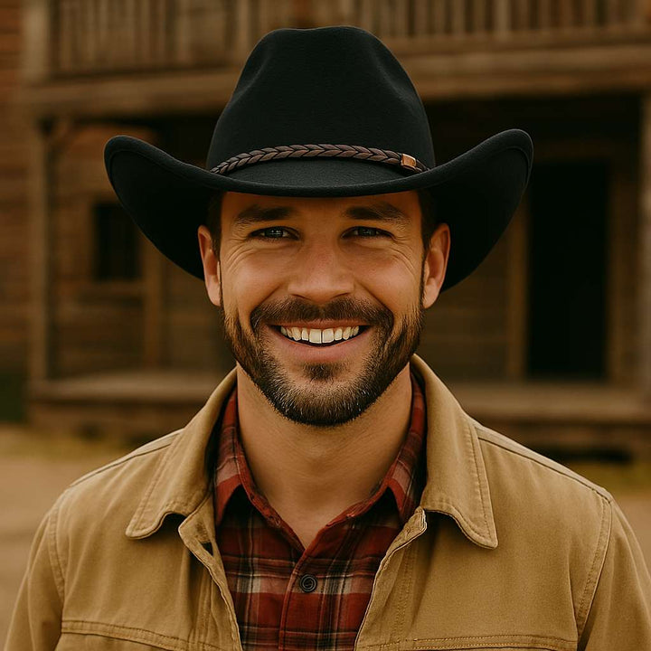 Classic Wide Brim Cowboy Hat