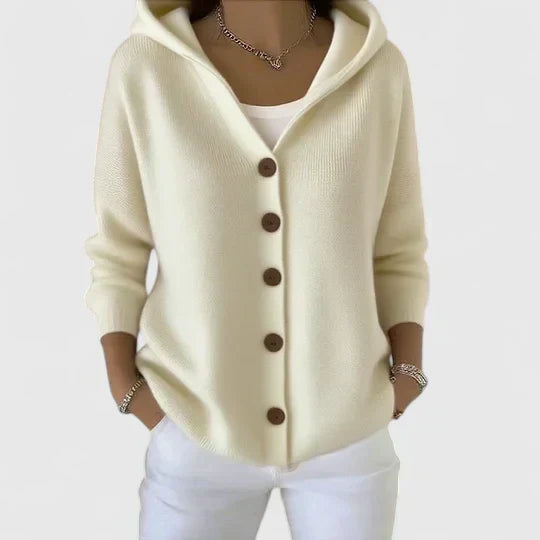 Women's Hooded Knit Cardigan