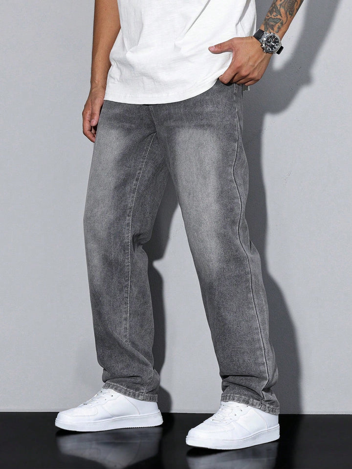 Men's Straight Leg Denim Pants