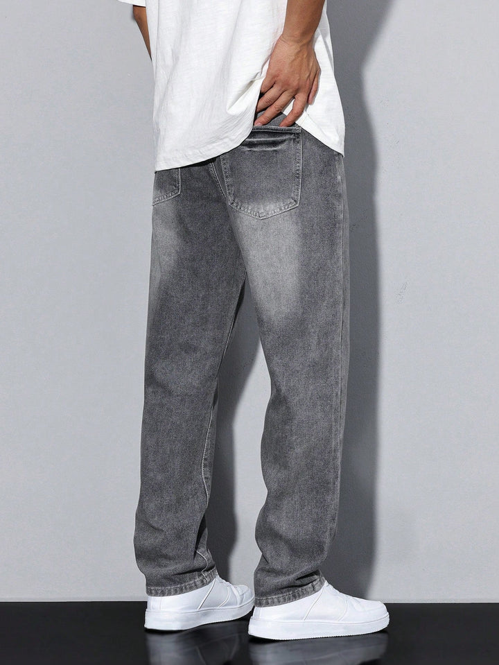 Men's Straight Leg Denim Pants