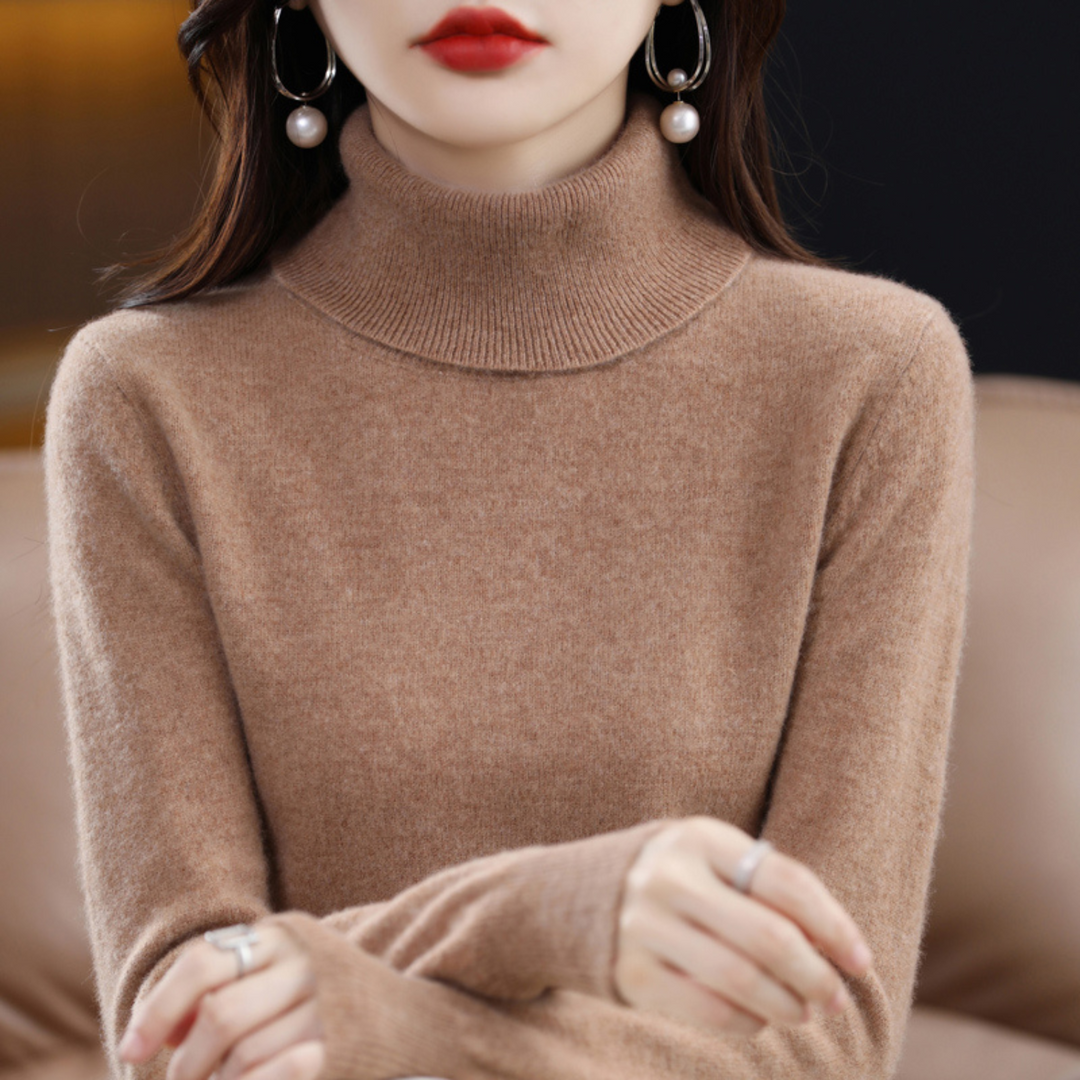 Women's Long Sleeve Turtleneck Sweater