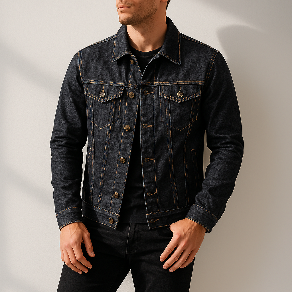 Classic Trucker Denim Jacket Men