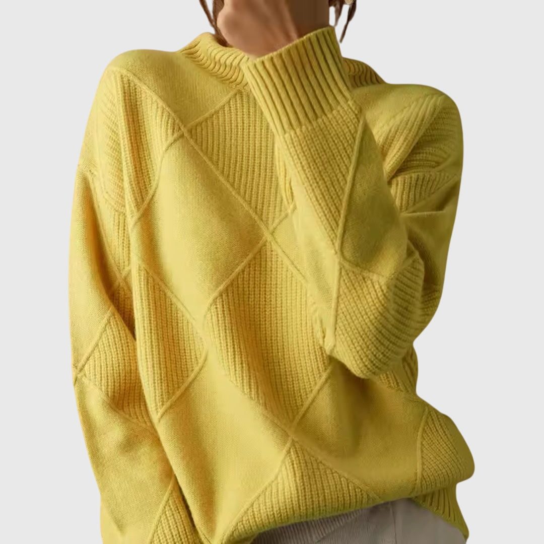 Women's Chunky Knit Turtleneck Sweater