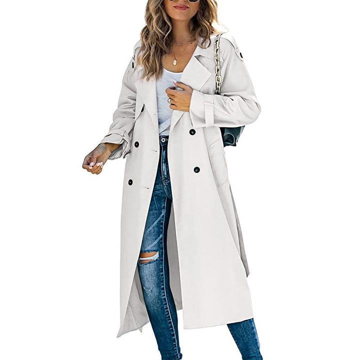 Women's Double Breasted Trench Coat