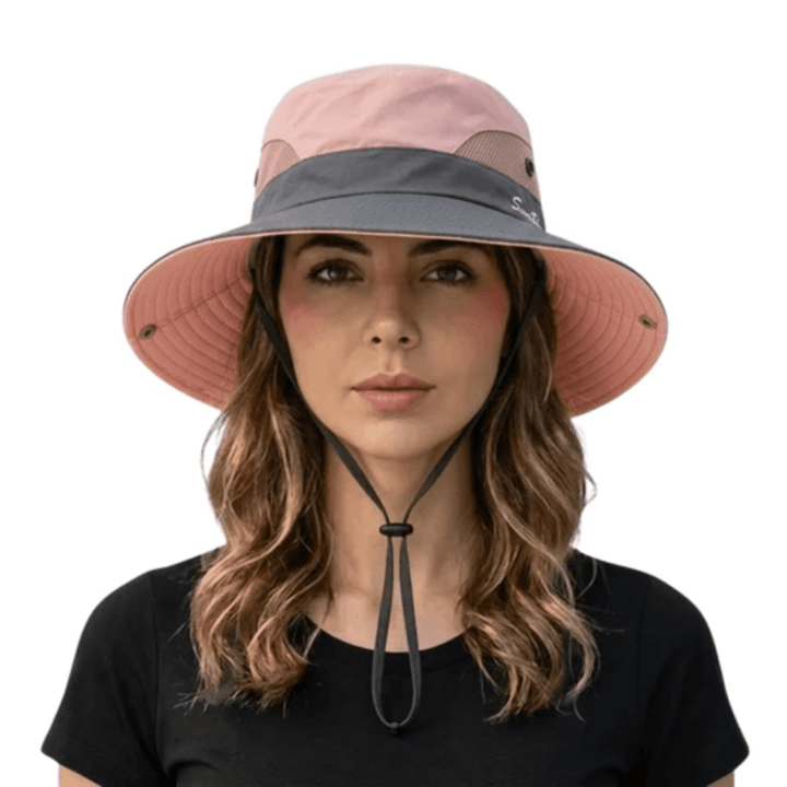 Colorblock Hiking Bucket Hat