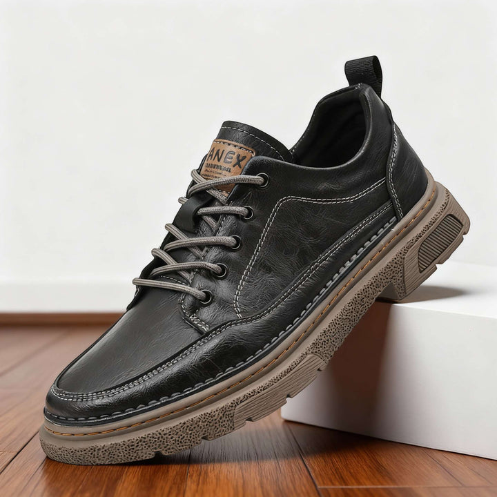 Comfortable Lace Up Leather Sneakers