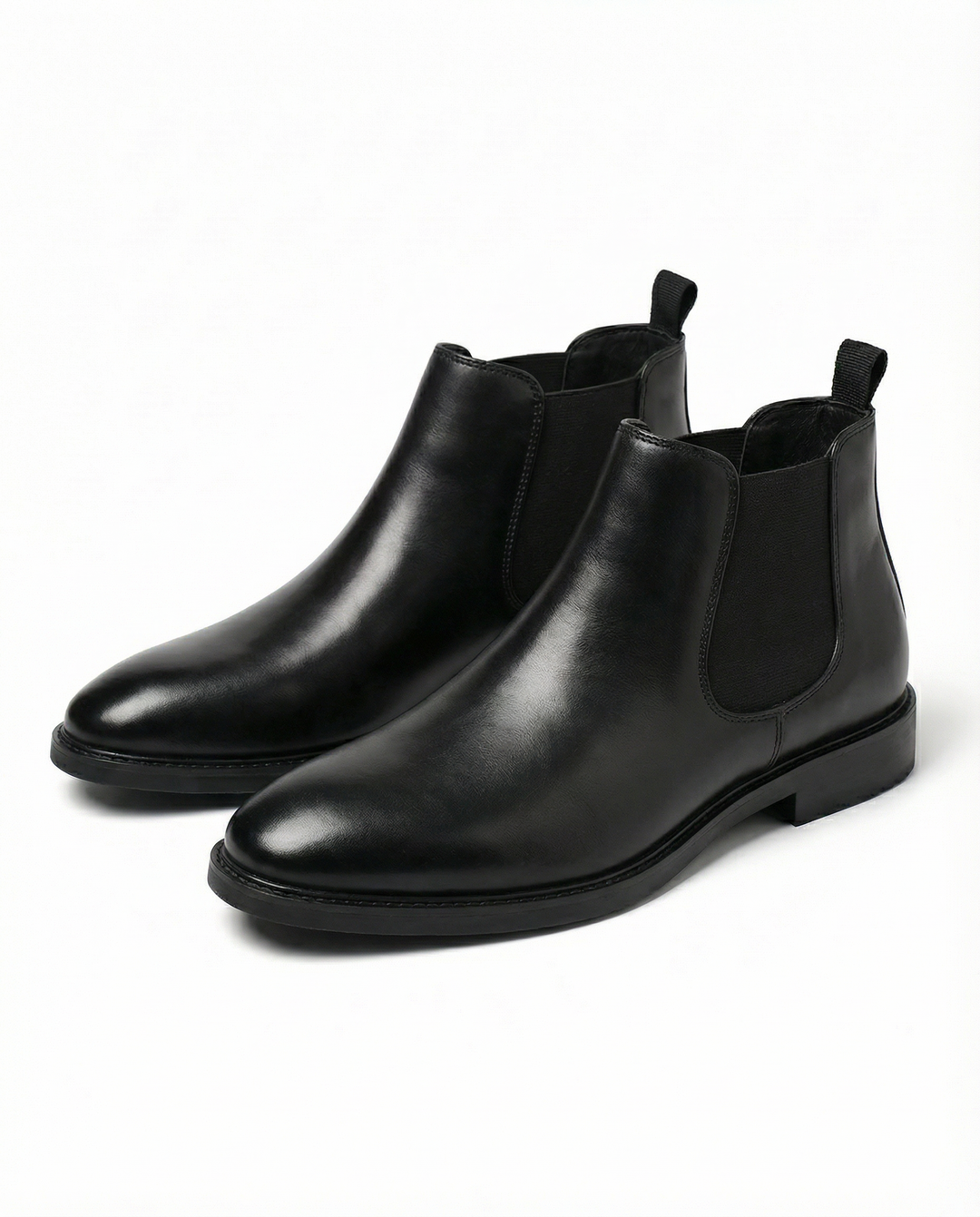 Men's Classic Slip On Leather Chelsea Boots