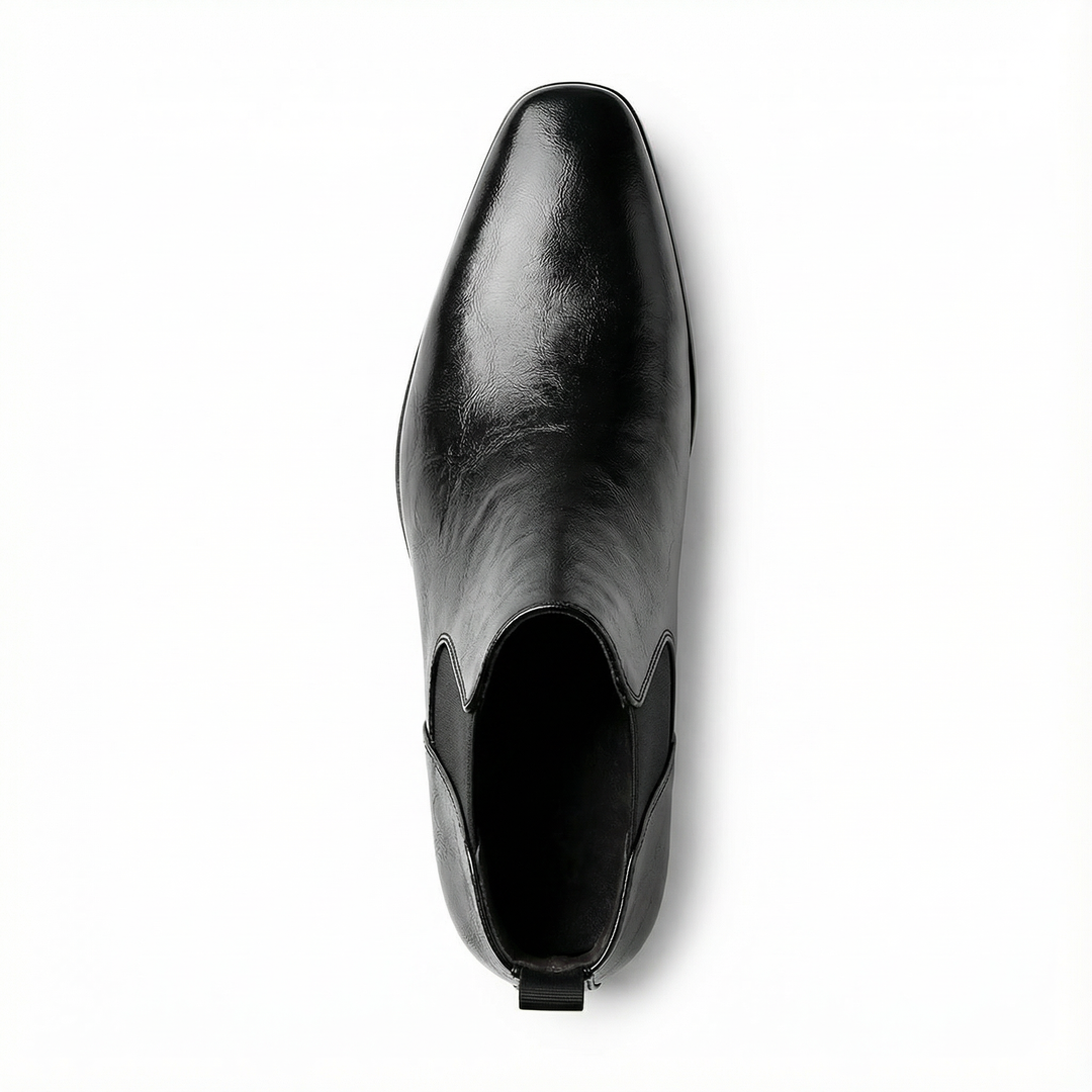 Men's Leather Chelsea Boots Classic Slip On