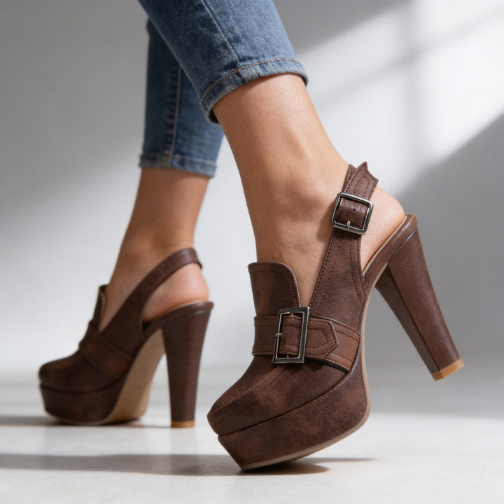 Women's Platform Slingback Loafer