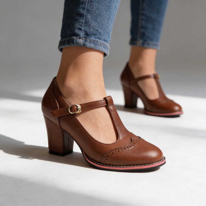 Vintage T-Strap Mary Jane Pumps