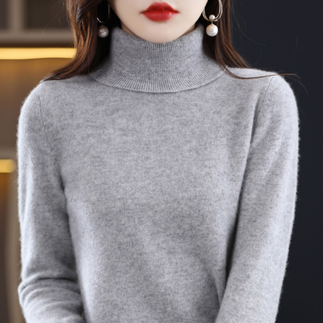 Women's Long Sleeve Turtleneck Sweater