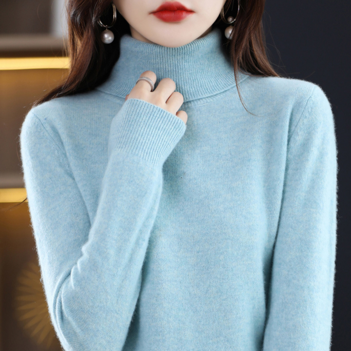 Women's Long Sleeve Turtleneck Sweater