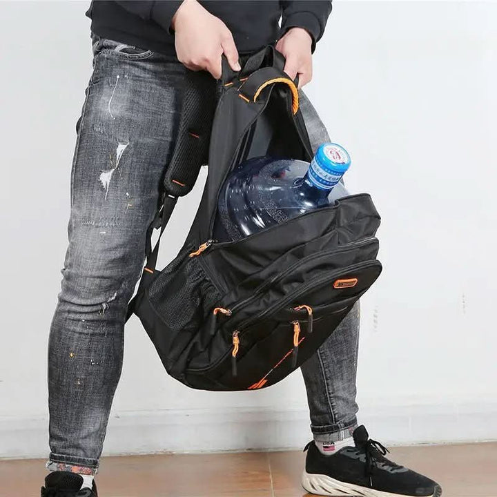 Unisex Travel Backpack with Front Zip Pocket