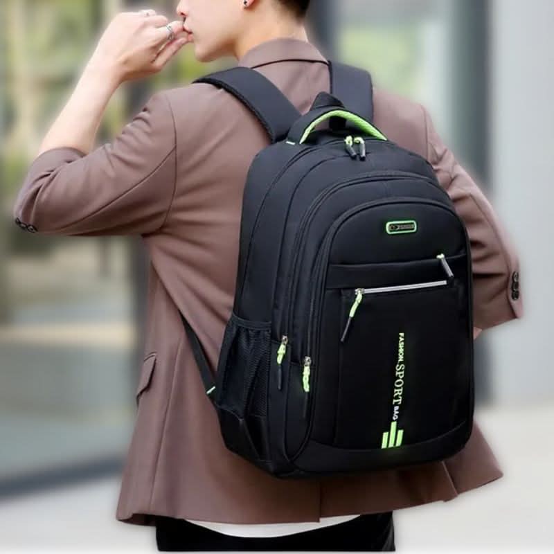 Unisex Travel Backpack with Front Zip Pocket