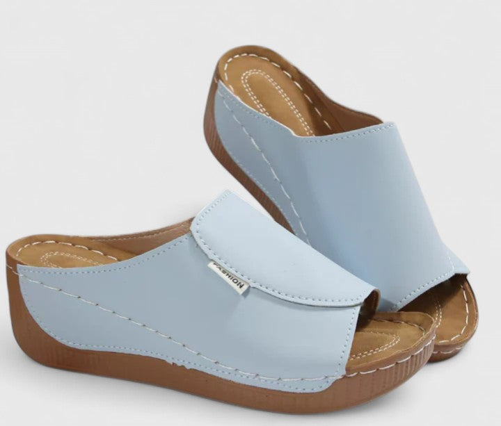 Orthopedic Slip On Wedge Sandals