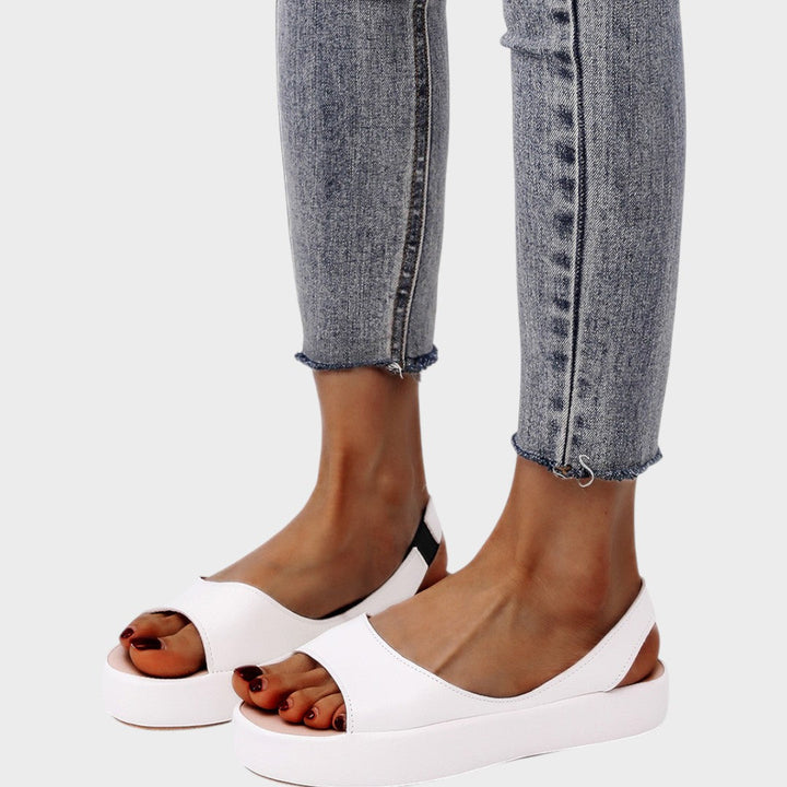 Lightweight Platform Slingback Sandals