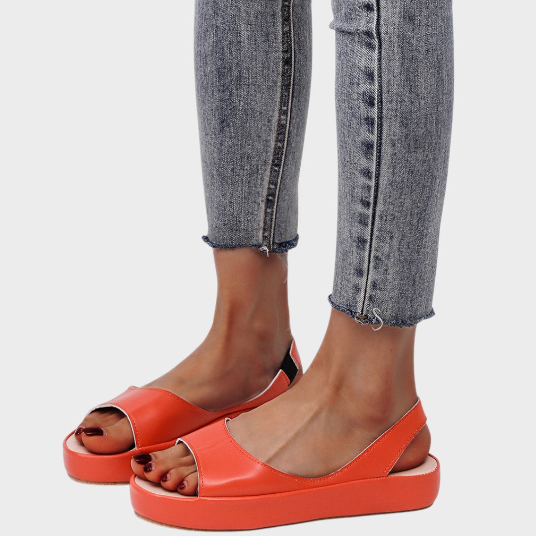 Lightweight Platform Slingback Sandals