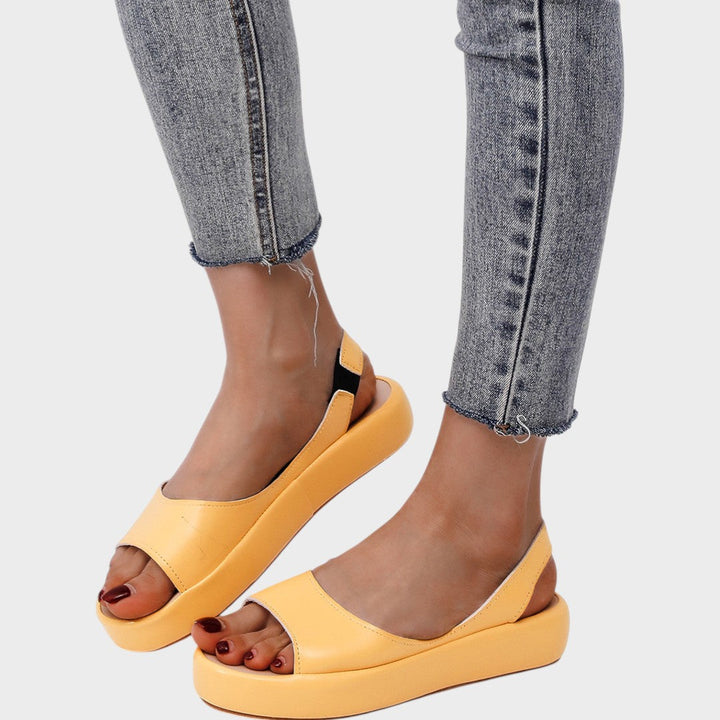 Lightweight Platform Slingback Sandals