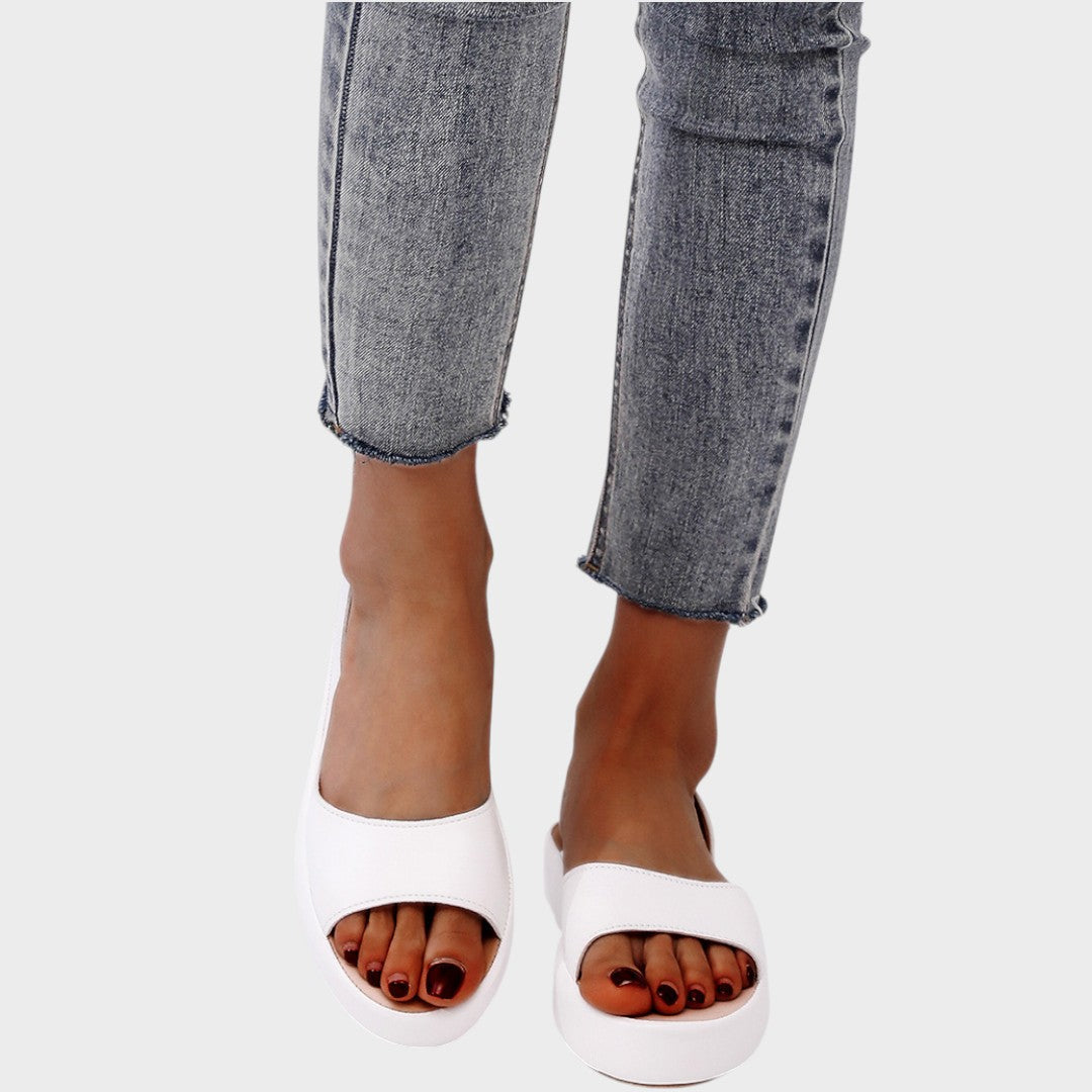 Lightweight Platform Slingback Sandals