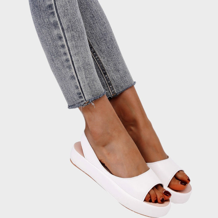 Lightweight Platform Slingback Sandals