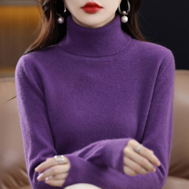 Women's Long Sleeve Turtleneck Sweater