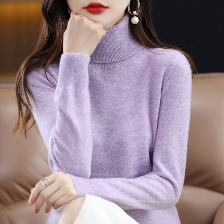 Women's Long Sleeve Turtleneck Sweater