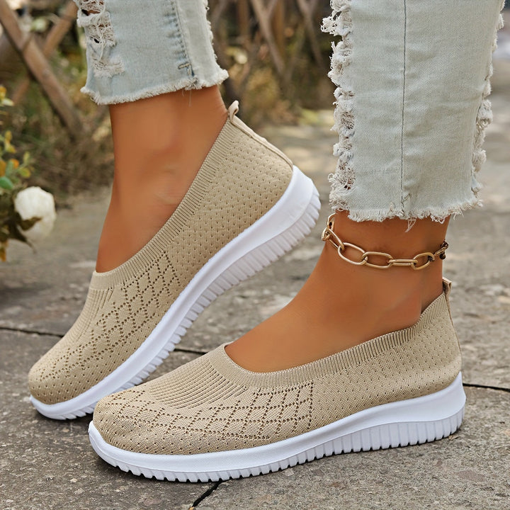 Women's Knit Slip-On Walking Shoes