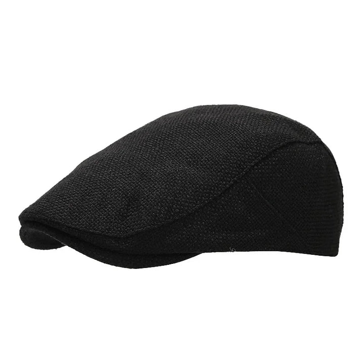 Classic Linen Flat Cap