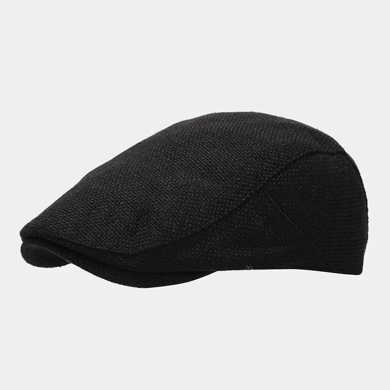 Classic Linen Flat Cap