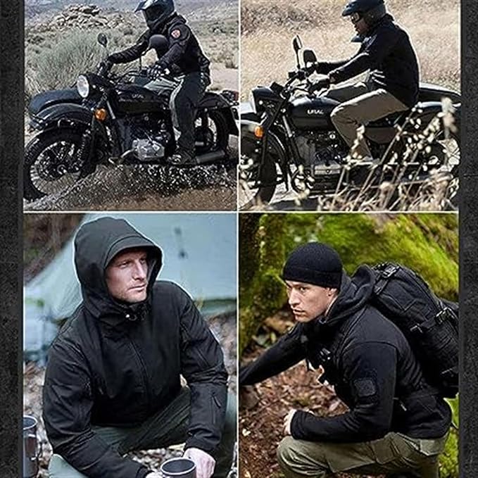 Men's Tactical Softshell Jacket and Cargo Pants Set