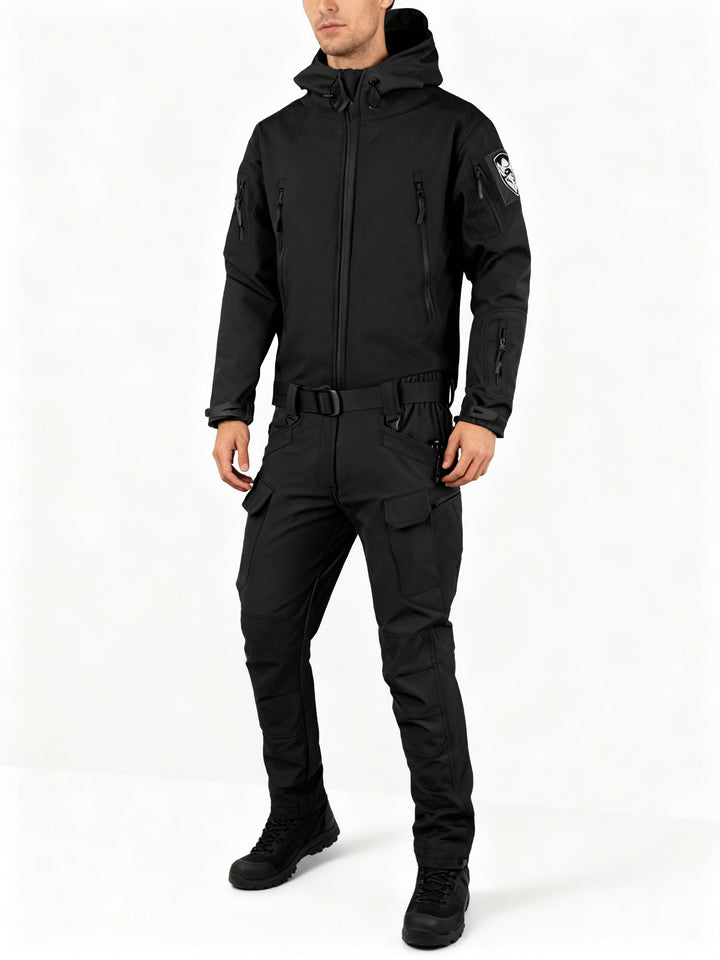 Men's Tactical Softshell Jacket and Cargo Pants Set