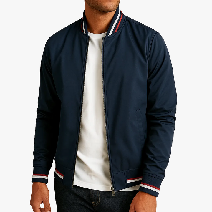 Men's Zip Up Bomber Jacket