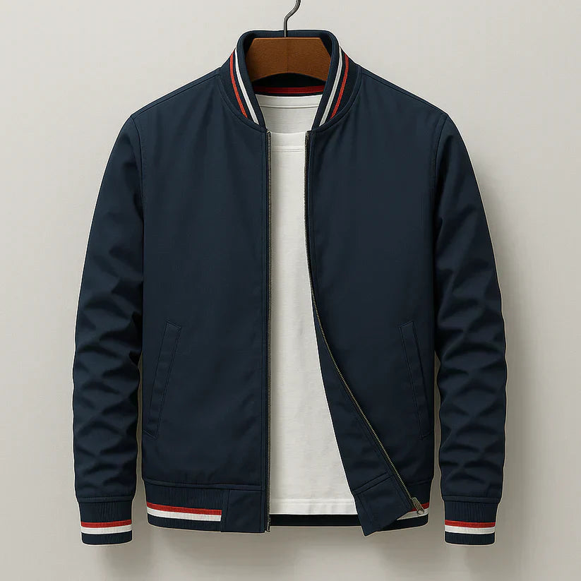 Men's Zip Up Bomber Jacket