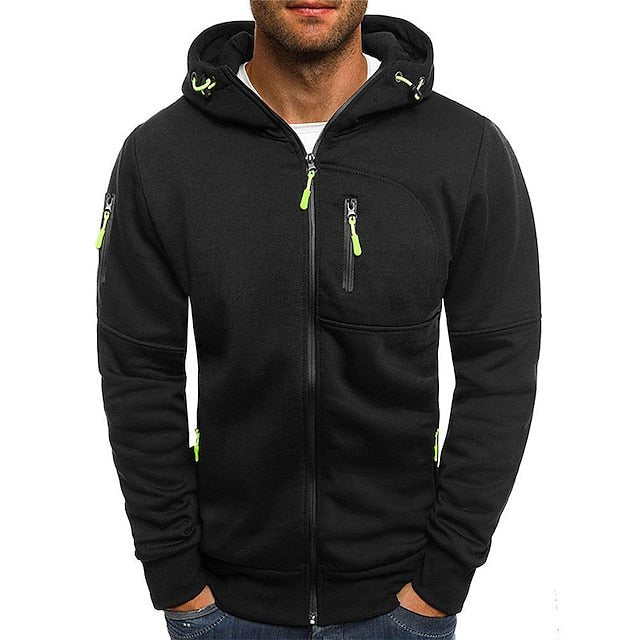 Men's Zip Up Hoodie Jacket