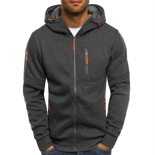 Men's Zip Up Hoodie Jacket