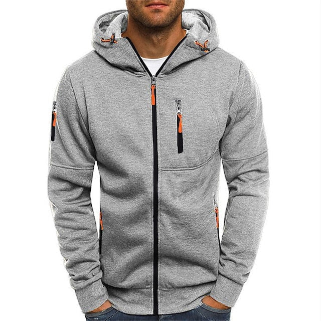 Men's Zip Up Hoodie Jacket